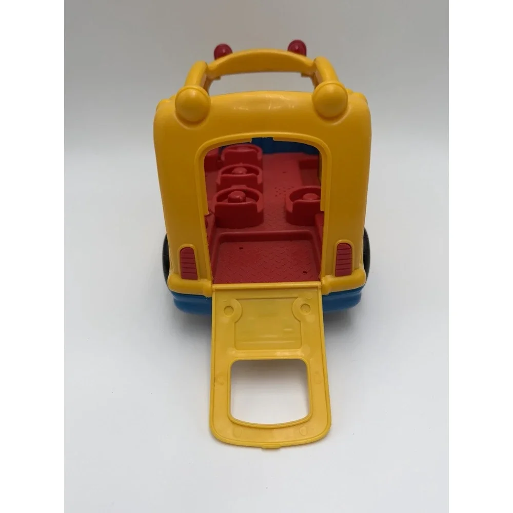 2005 FISHER PRICE LITTLE PEOPLE LIL' MOVERS SCHOOL BUS LIGHT SOUND MUSIC TESTED